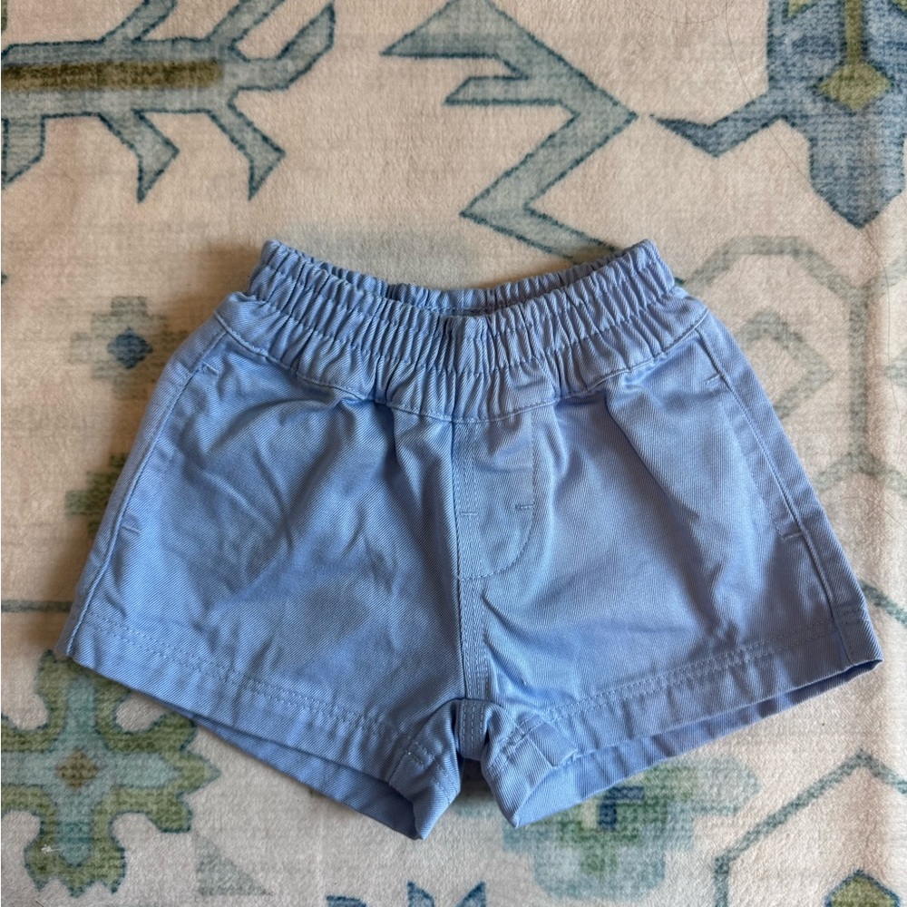 The Beaufort Bonnet Company Light Blue Pull-On Kids Shorts
